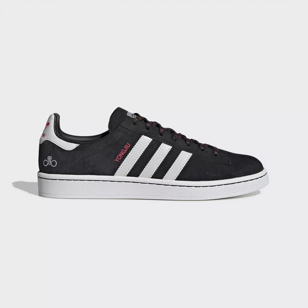 Adidas Campus Tenis Negros Para Hombre (MX-85970)